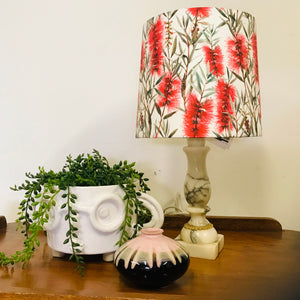 Custom Lamp Shade only - Bottle Brush on White