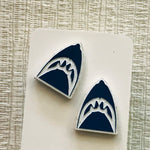 Novelty Studs Earrings - Graphic Acrylic