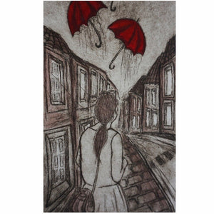 Original Art Print Blank Greeting Cards - individual