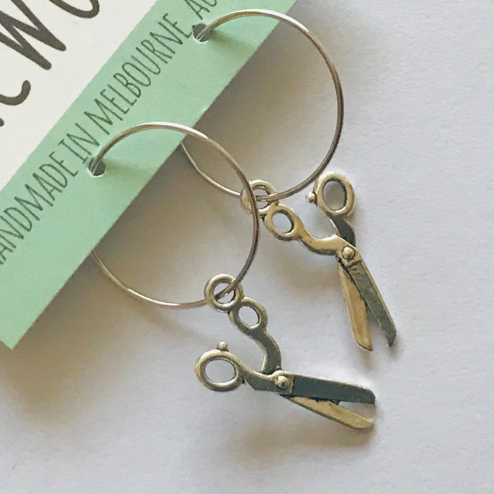 Novelty Charm Hoop Earrings