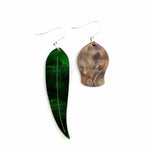 Gumnut and Leaf Odd Earrings