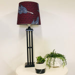 Custom Lamp Shade only - African Wax Print Peace Lilies