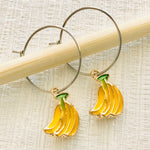 Fruit & Vegetable Hoop Earrings