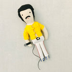 Freddie Mercury from Queen Cloth Doll