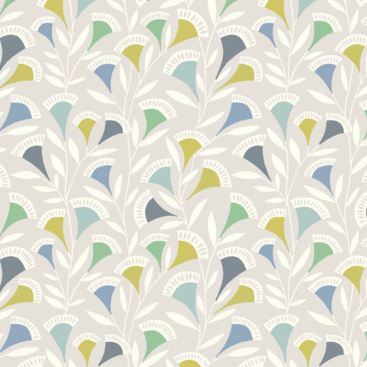 Custom Lamp Shade only - Buds on Grey