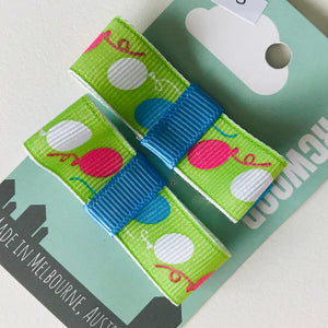 Handmade Ribbon Bow Hairclips
