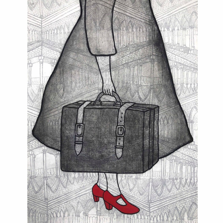 Original Art Print Blank Greeting Cards - individual