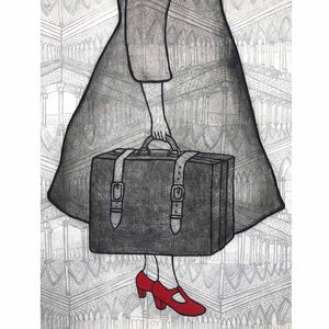 Original Art Print Blank Greeting Cards - individual