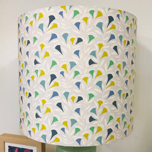Custom Lamp Shade only - Buds on Grey