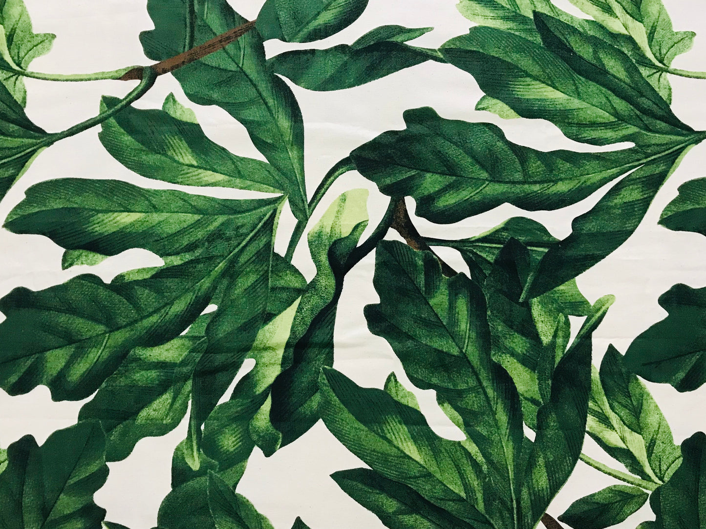 Custom Lamp Shade only - Linen Leaves