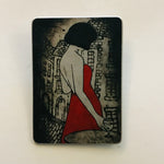 Aluminium Original Art Brooch / Pendant