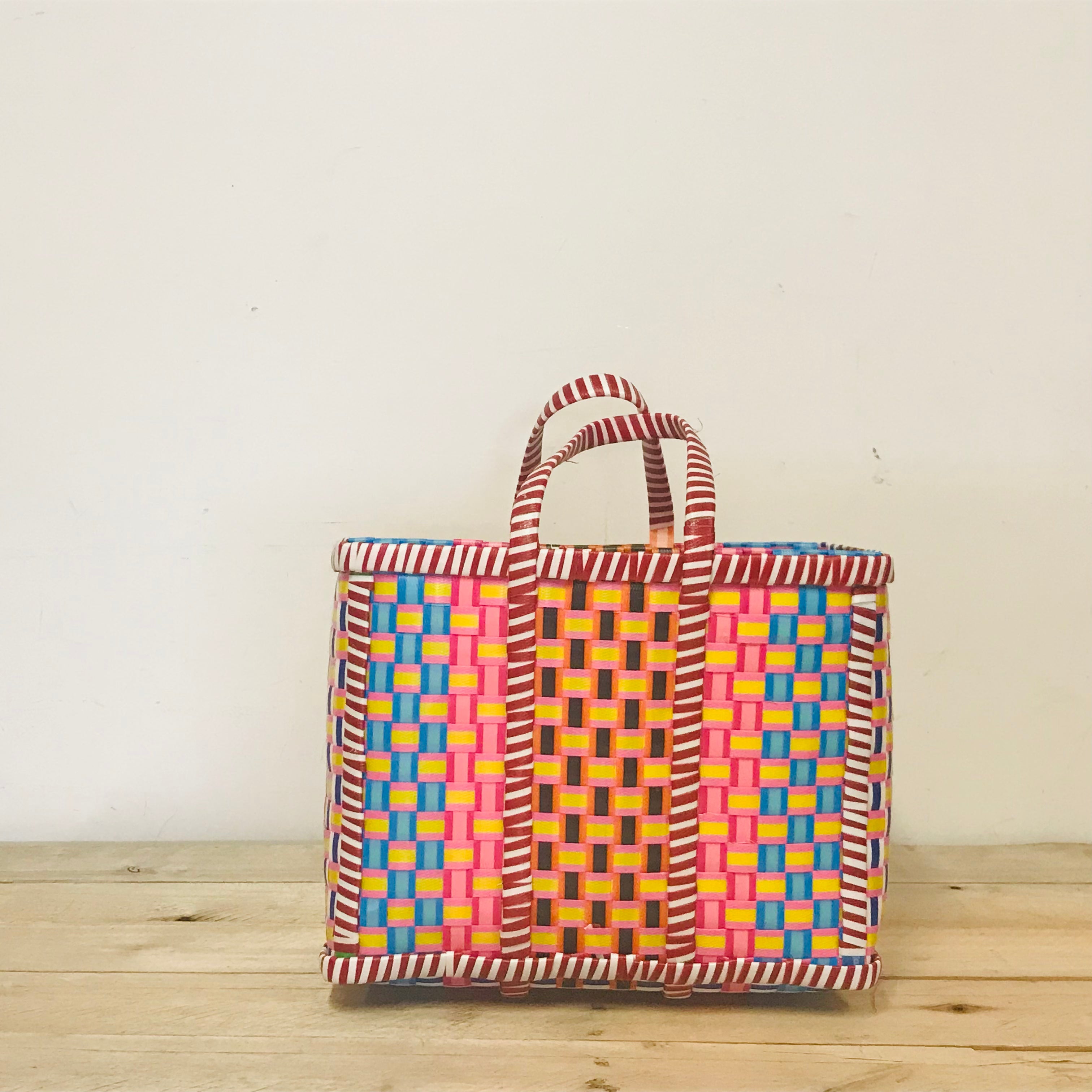 Handwoven Pallet Strap Baskets - TRADITIONAL