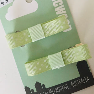 Handmade Ribbon Bow Hairclips