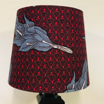Custom Lamp Shade only - African Wax Print Peace Lilies