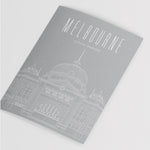 Melbourne Landmark Art Print Greeting Cards