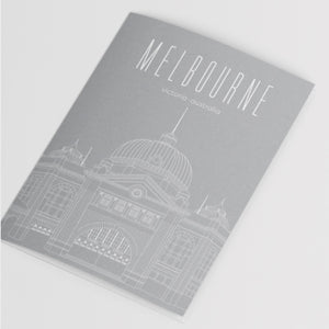 Melbourne Landmark Art Print Greeting Cards