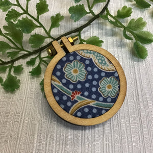 Mini Embroidery Hoop Brooches