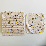 No Waste Reusable Baby Wipes  - pack of 12