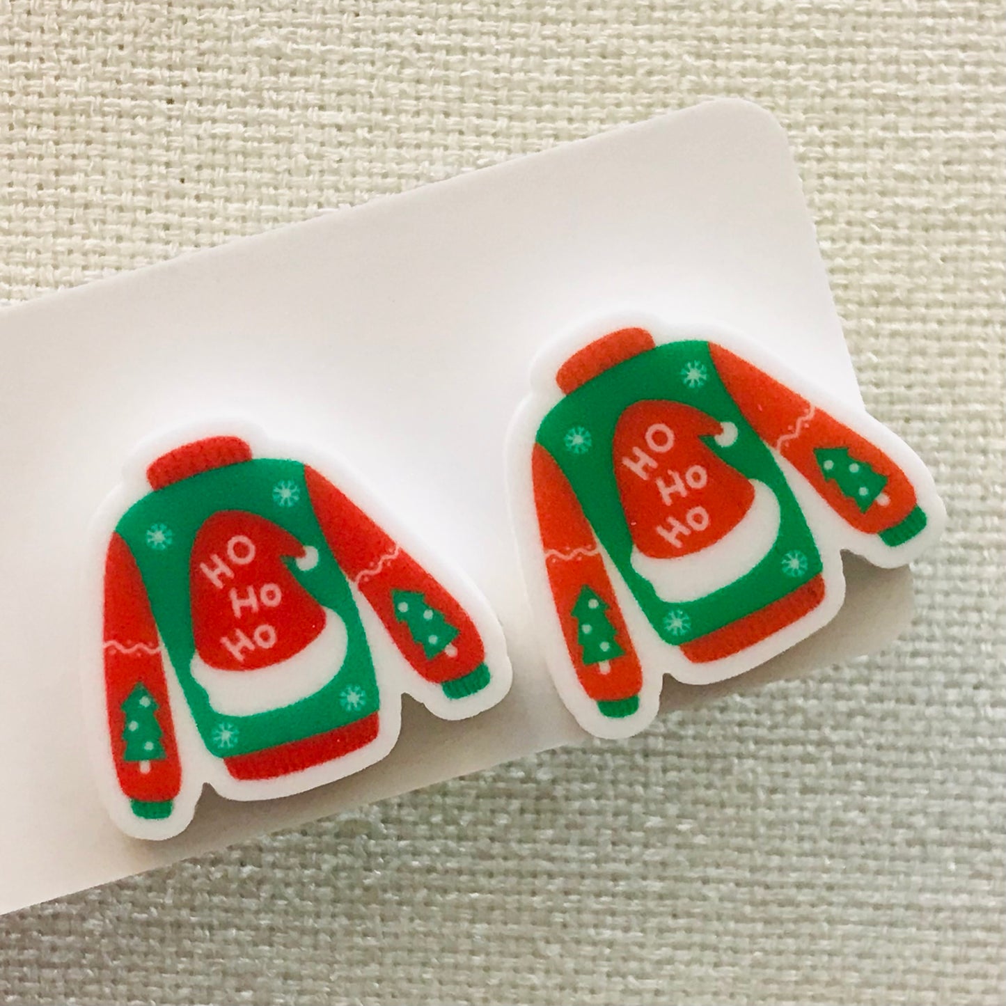 Novelty Studs Earrings - Christmas