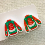 Novelty Studs Earrings - Christmas