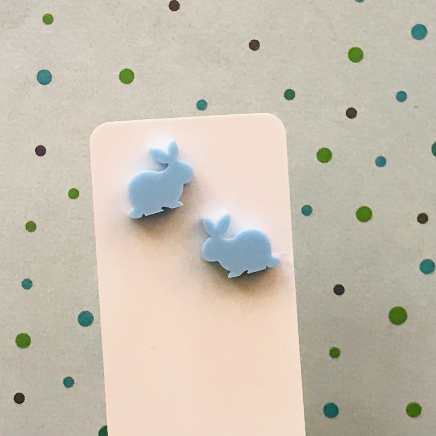 Novelty Studs Earrings - Graphic Acrylic