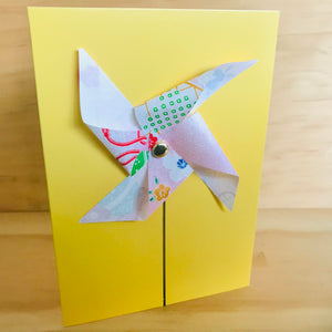 Handmade 3D Pin-Wheel Greeting Cards