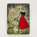 Aluminium Original Art Brooch / Pendant