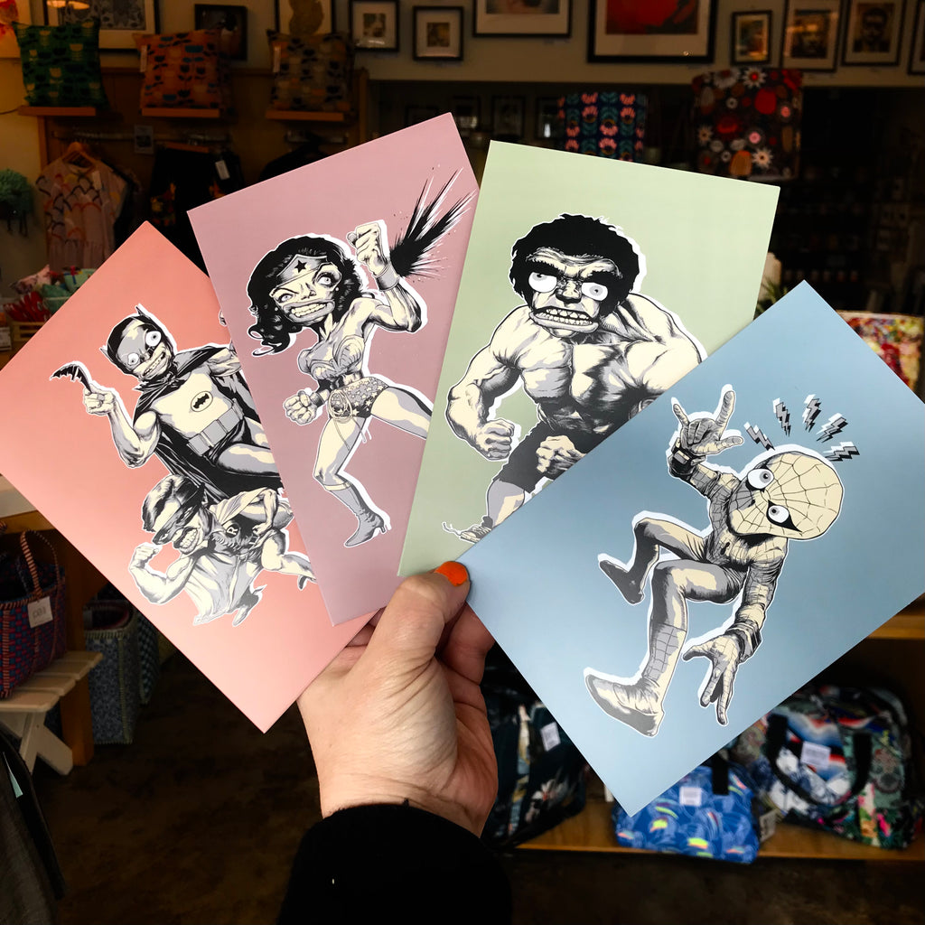 Superhero Greeting Cards