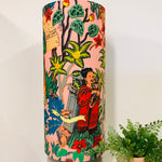 Custom Lamp Shade only - Frida Kahlo on Pink