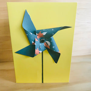 Handmade 3D Pin-Wheel Greeting Cards