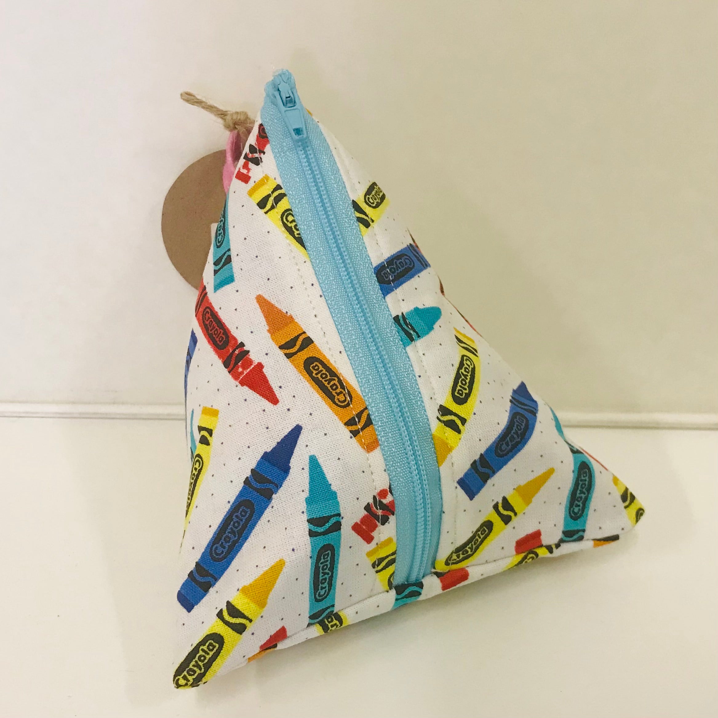 Triangular Zip Pouch