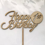 Cake Celebration Toppers - bamboo or acrylic