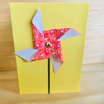 Handmade 3D Pin-Wheel Greeting Cards