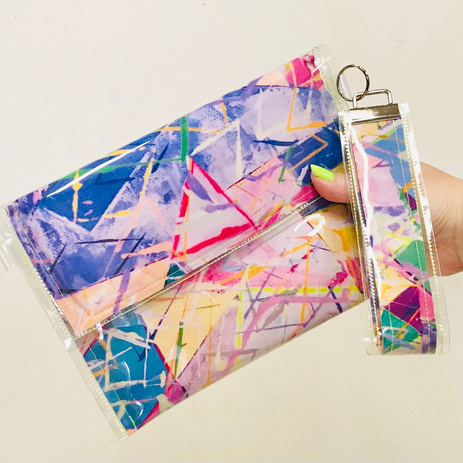Handcrafted PVC Clutch Bag
