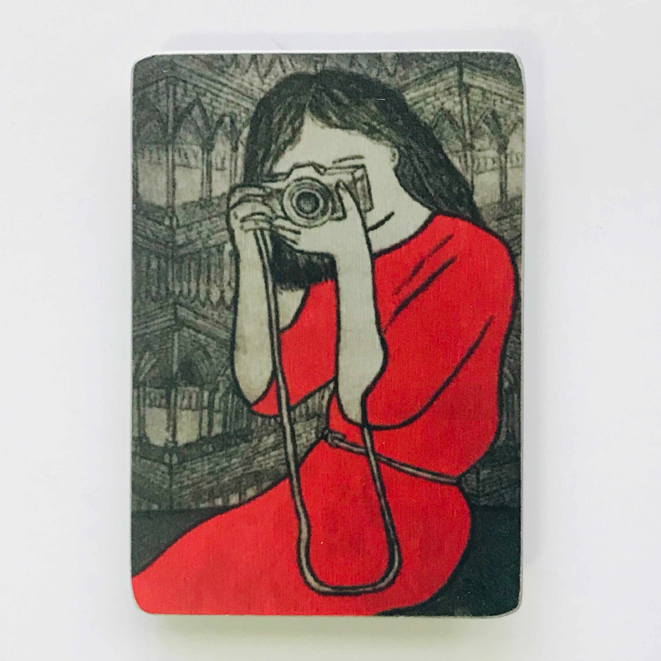 Aluminium Original Art Brooch / Pendant