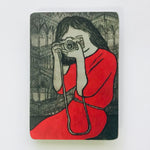 Aluminium Original Art Brooch / Pendant