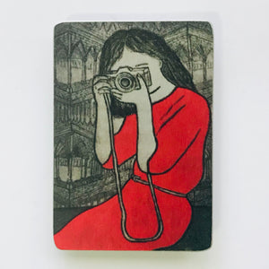 Aluminium Original Art Brooch / Pendant