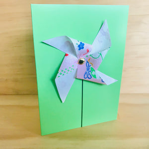 Handmade 3D Pin-Wheel Greeting Cards