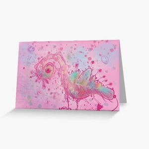 Mixed Media Recycled A6 Art Print Greeting Cards with Envelopes