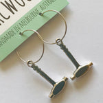 Novelty Charm Hoop Earrings