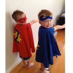 Superhero Dress Up Capes, Masks & Cuffs - RED