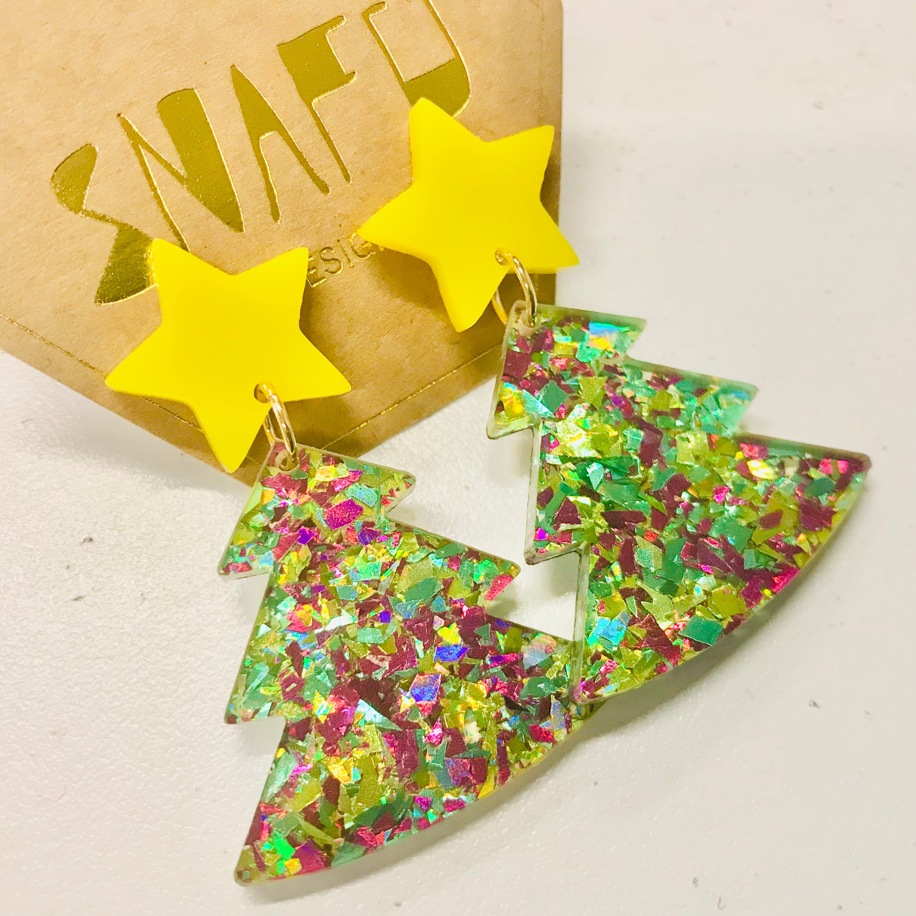 Christmas Tree Stud Earrings