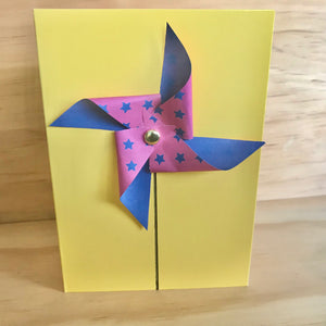 Handmade 3D Pin-Wheel Greeting Cards