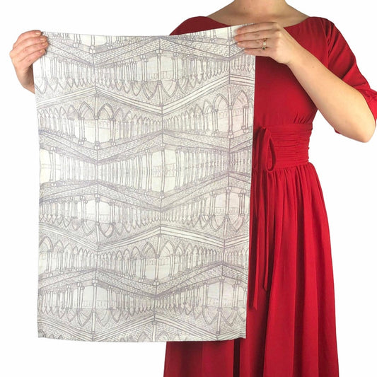 Original Art Print Linen Tea Towel