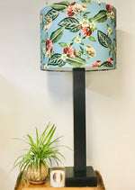 Custom Lamp Shade only - Vintage Blue Floral