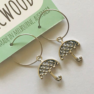 Novelty Charm Hoop Earrings