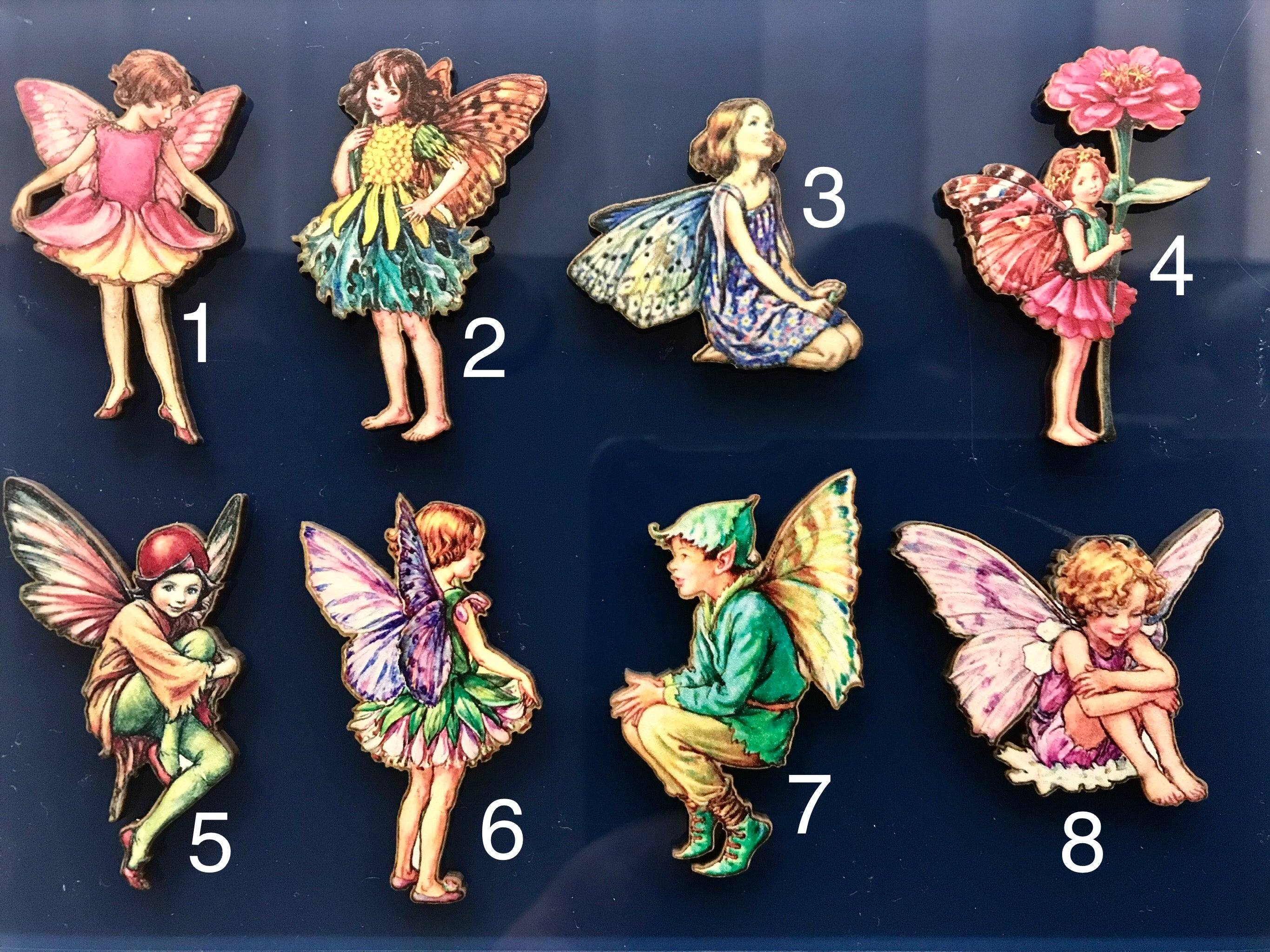 Fairy Wood Brooches