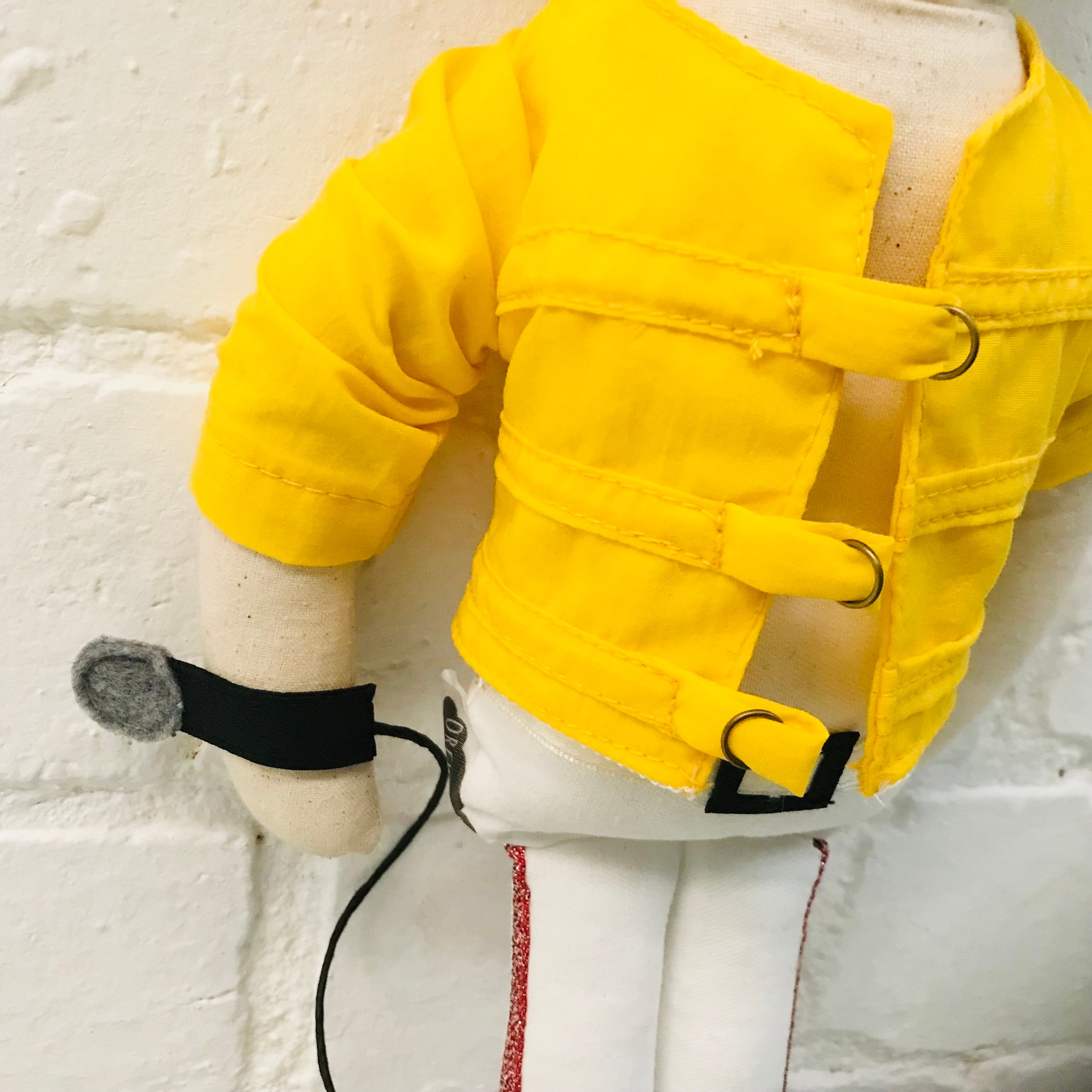 Freddie Mercury from Queen Cloth Doll