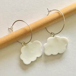 Happy Cloud Hoop Earrings