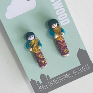 Mini Handmade Doll Earrings **ON SALE**
